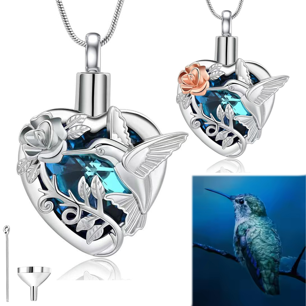 Heart Locket Necklace Photo - Naszyjnik z urną w kształcie serca