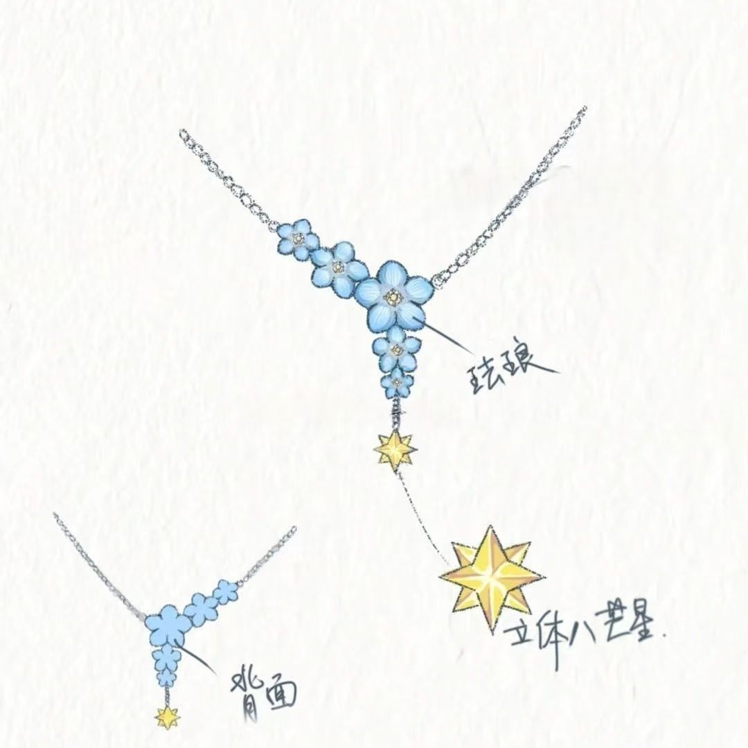 Anime Pendant Necklace - Naszyjnik z wisiorkiem Xavier z serii