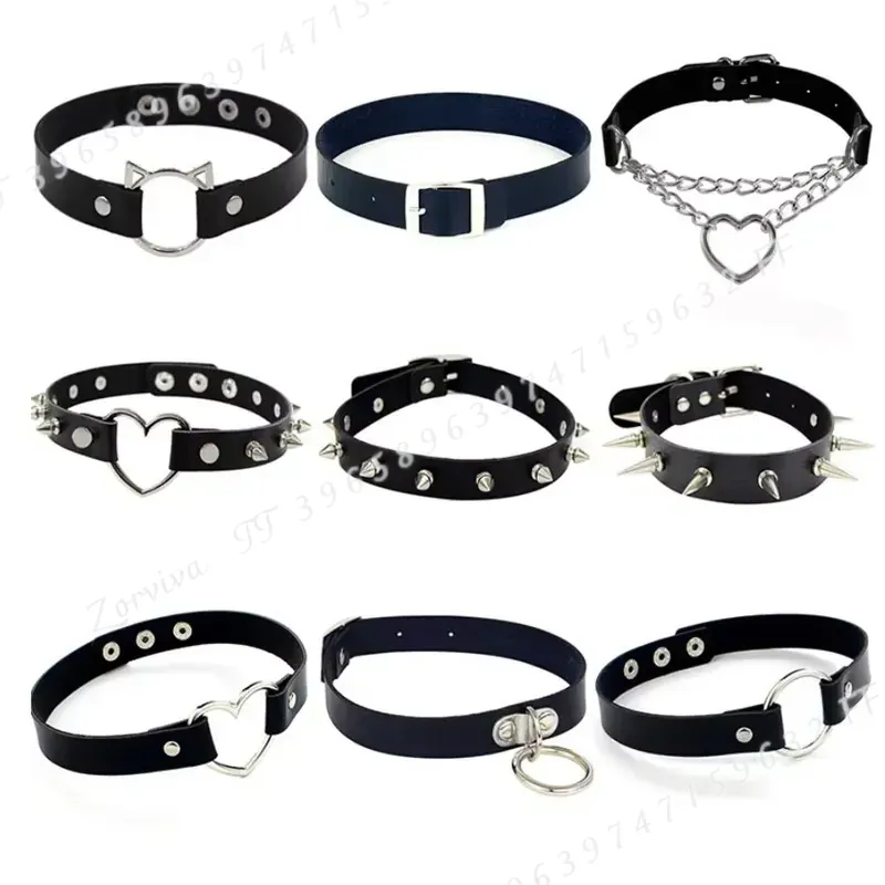 Harajuku Punk Rock Gotycki Nas – Goth Punk Spike Choker recenzja i cena