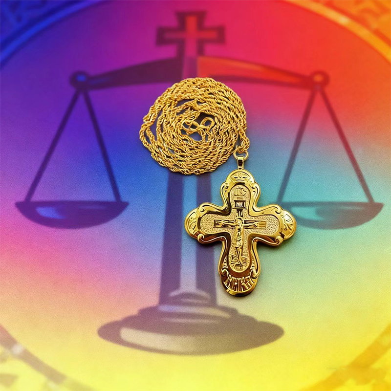 Nowy krzyż pectoralny prawosła – Cross Pendant Necklace Gold recenzja i cena