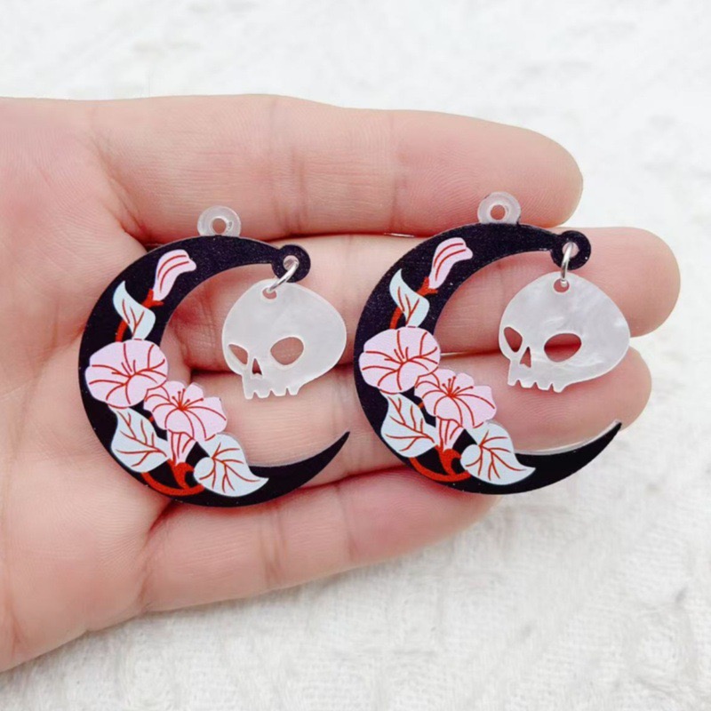 10 szt. Halloweenowe akrylowe  – Earrings recenzja i cena