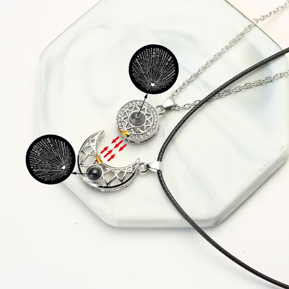Moda para pasujące naszyjnik s – Magnetic Couple Matching Necklaces recenzja i cena
