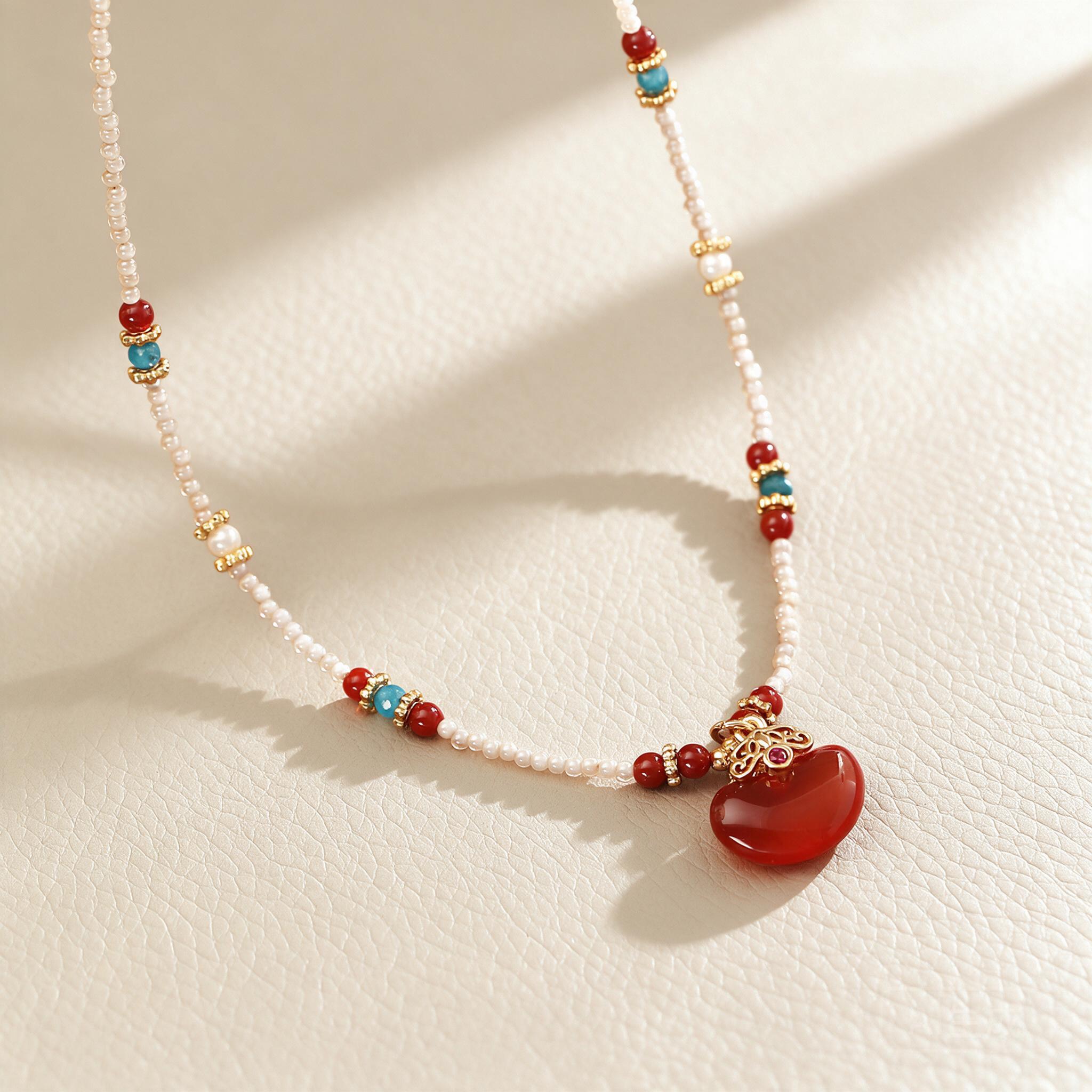 Nowy naszyjnik w chińskim styl – Pearl Choker Necklace Vintage recenzja i cena