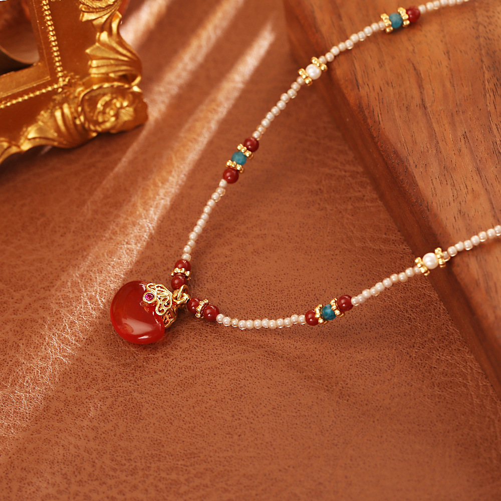 Nowy naszyjnik w chińskim styl – Pearl Choker Necklace Vintage recenzja i cena