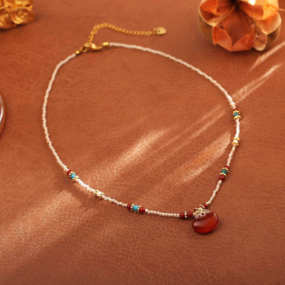 Nowy naszyjnik w chińskim styl – Pearl Choker Necklace Vintage recenzja i cena