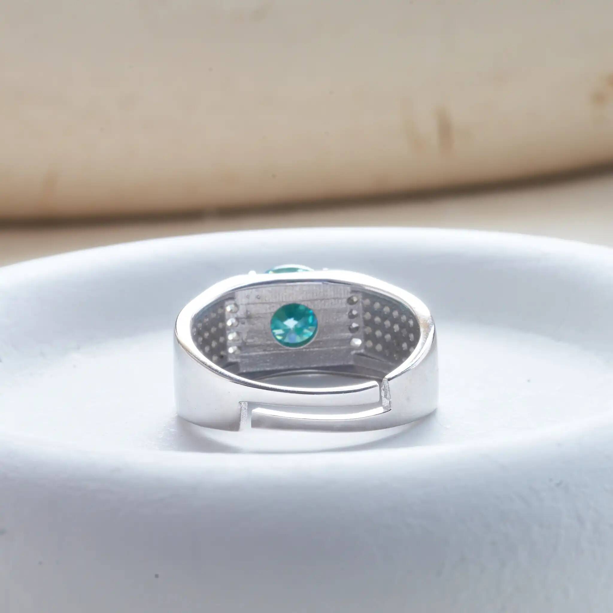 1 karatowy naturalny niebieski – Moissanite Engagement Ring 1 Carat recenzja i cena