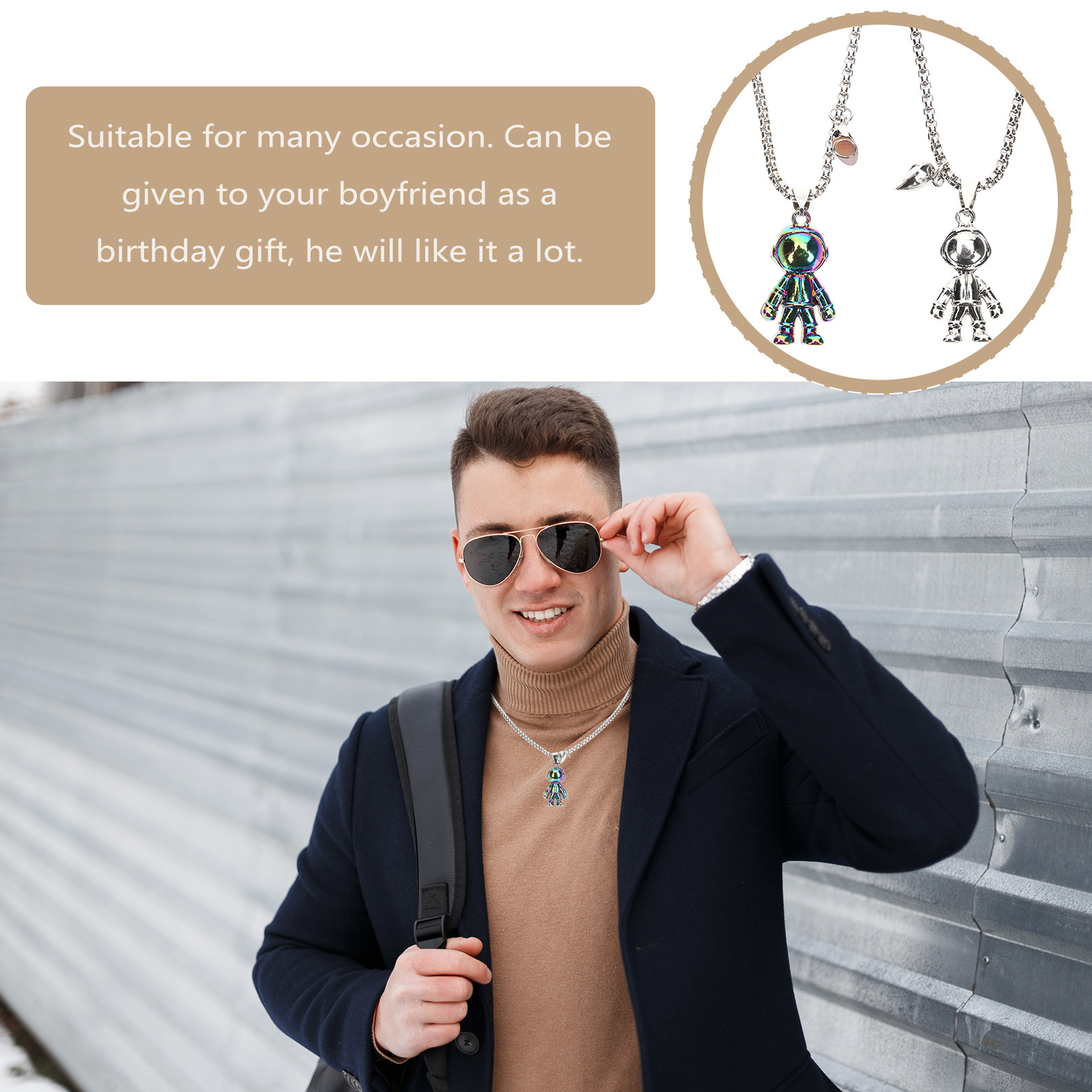 1 para identycznych naszyjnikó – Magnetic Couple Matching Necklaces recenzja i cena