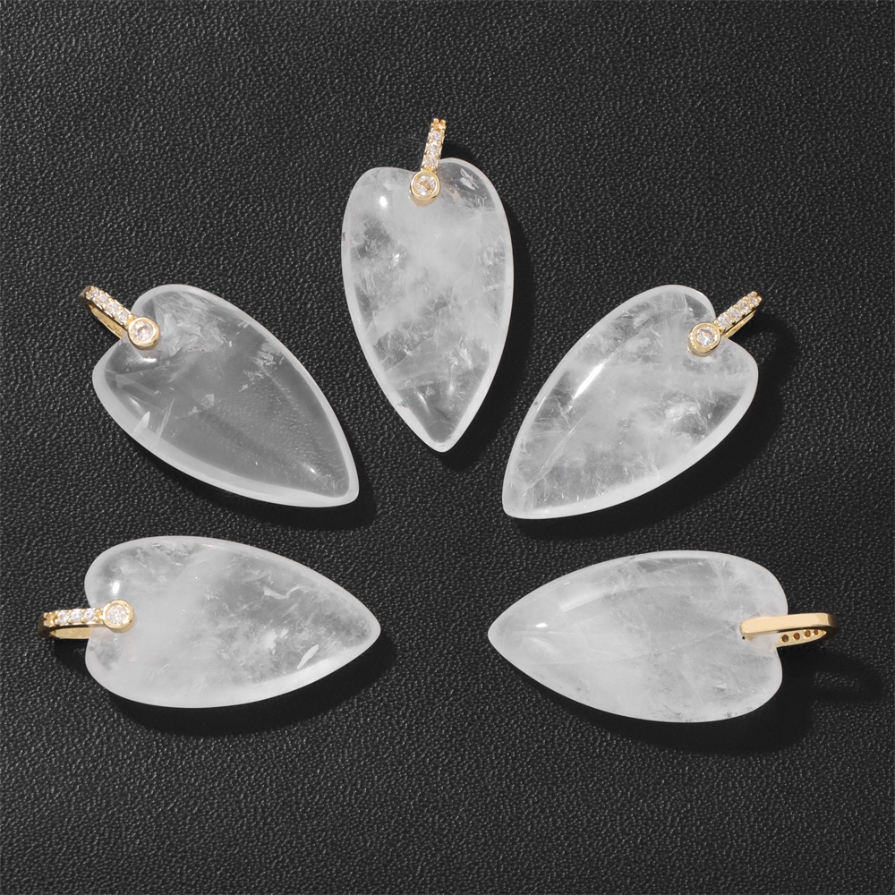 2 szt. Naturalne kamienne zawi – Crystal Pendant Necklace Natural Stone recenzja i cena