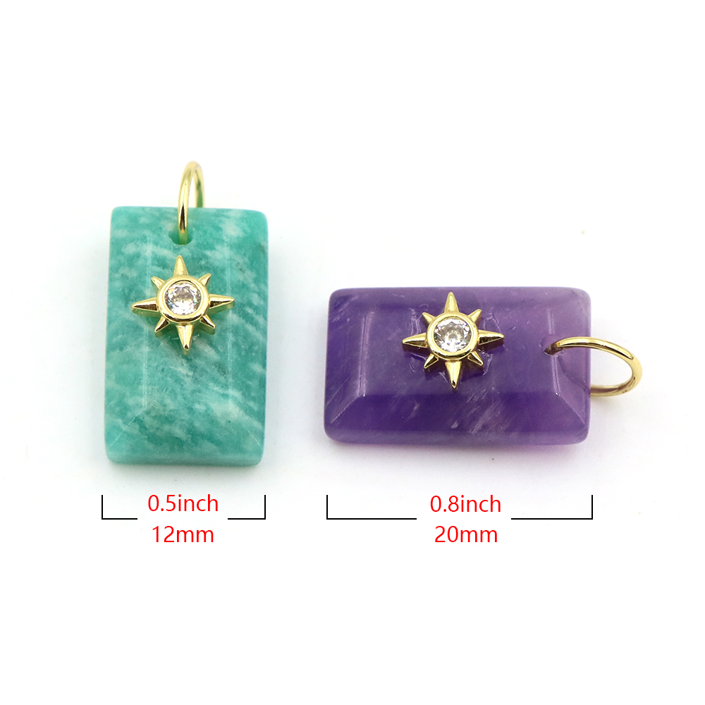 Kryształowy wisiorek z natural – Crystal Pendant Necklace Natural Stone recenzja i cena