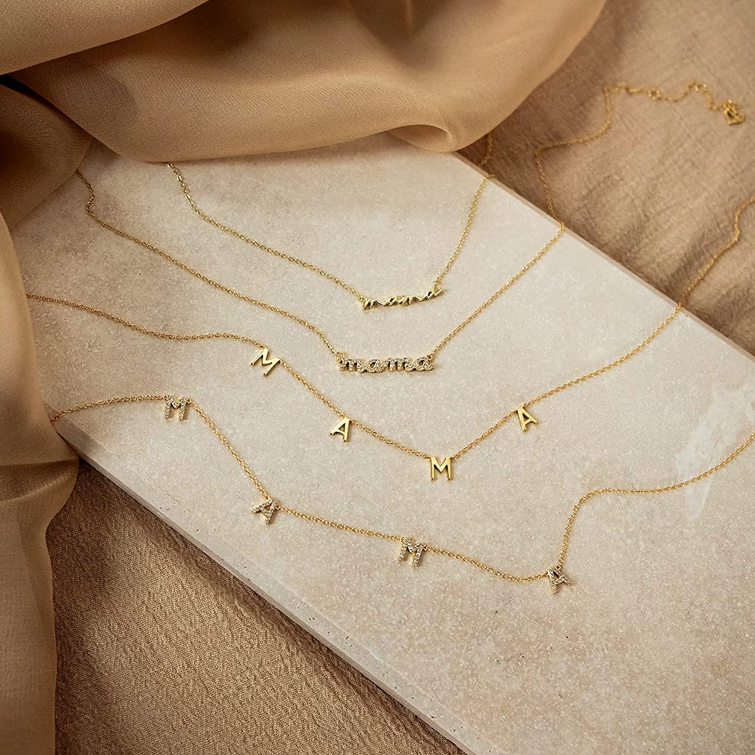 GD Wholesale Elegancki Prezent – Initial Letter Necklace 18K Gold recenzja i cena