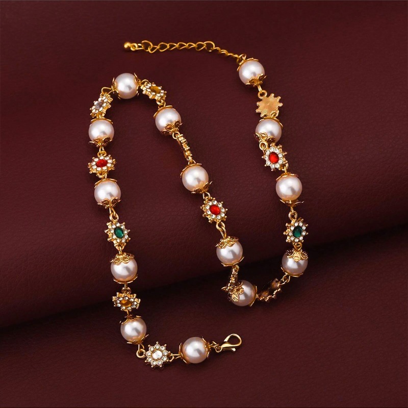 Naszyjnik choker z perłami w s – Pearl Choker Necklace Vintage recenzja i cena