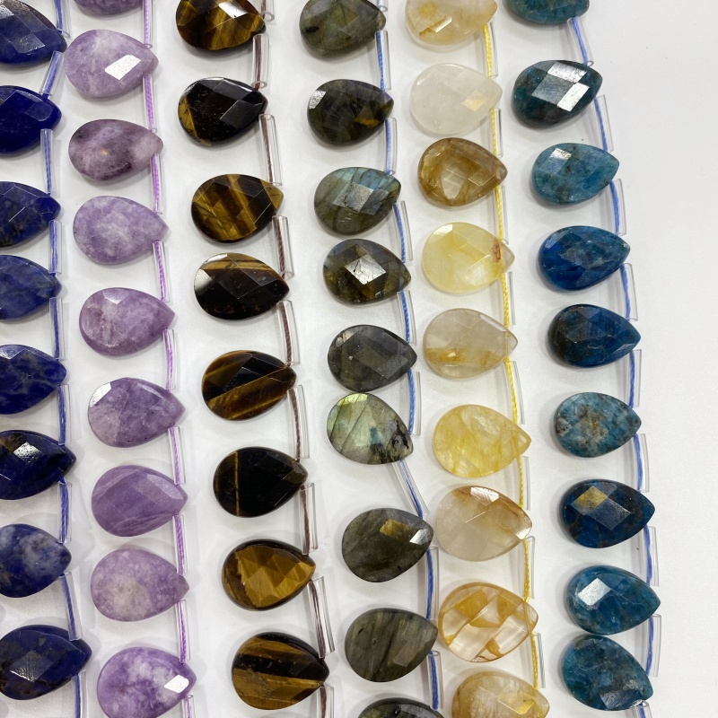 13x18mm Fasetowane Kryształki  – Crystal Pendant Necklace Natural Stone recenzja i cena