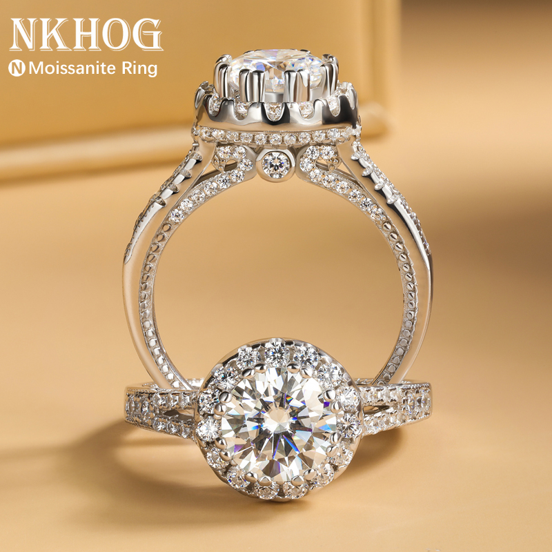 Prawdziwe pierścionki z moissa – Moissanite Engagement Ring 1 Carat recenzja i cena