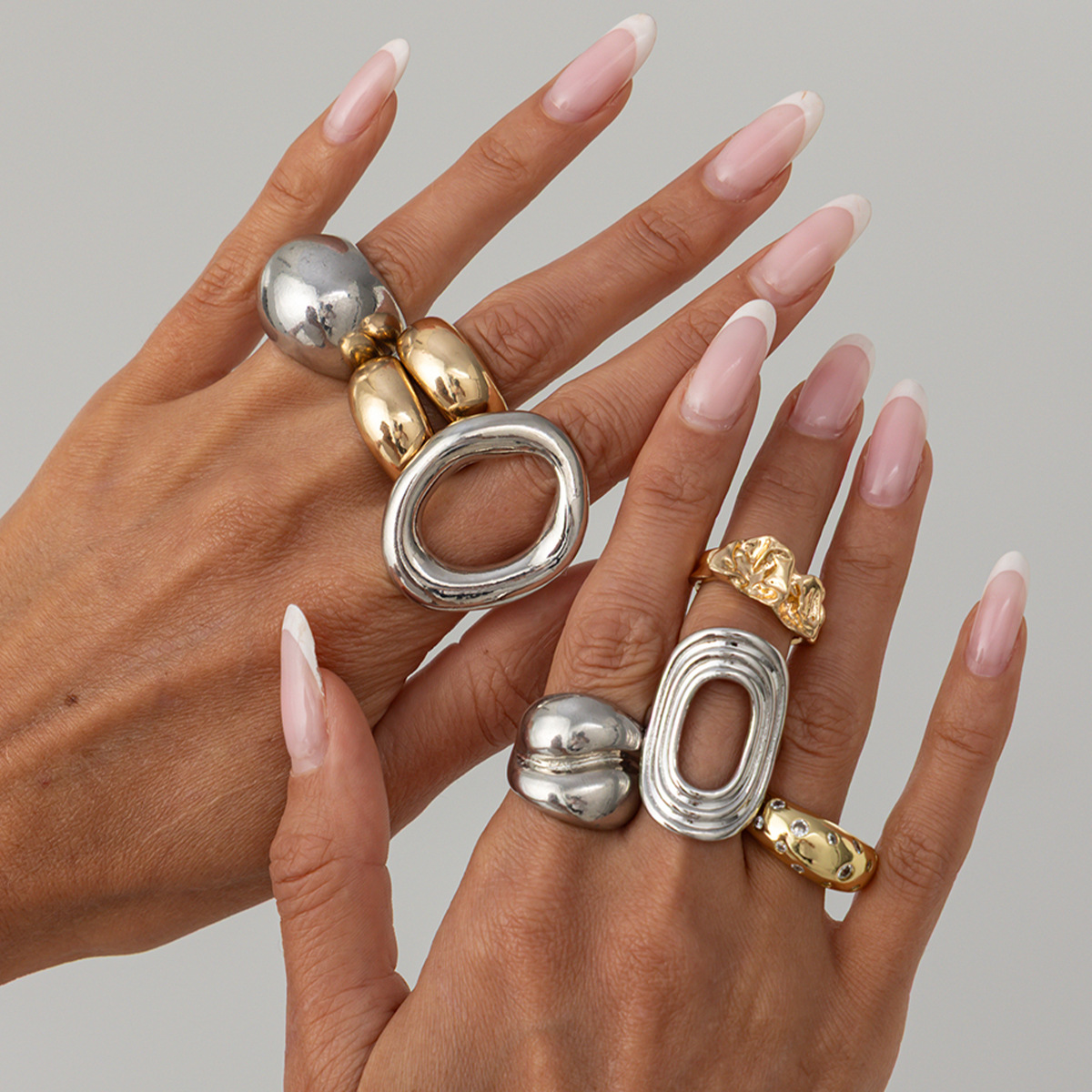 8 sztuk/zestaw Vintage Punk Zł – Vintage Punk Knuckle Rings Set recenzja i cena