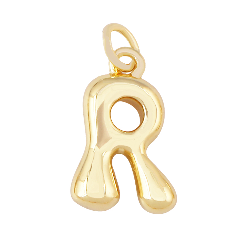 3 sztuki uroczych zawieszek z  – Initial Letter Necklace 18K Gold recenzja i cena