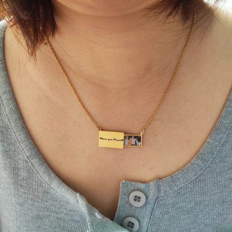 Spersonalizowany naszyjnik ze  – Heart Locket Necklace Photo recenzja i cena