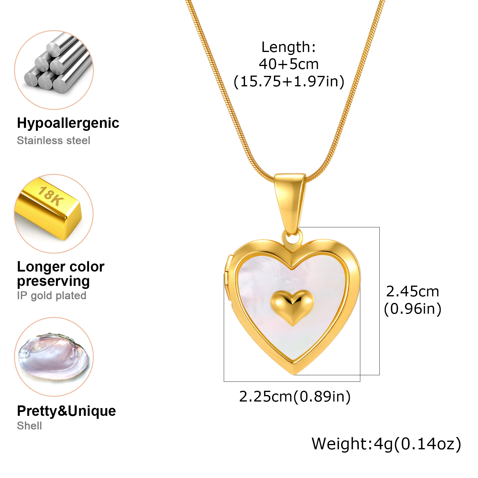 Personalizowany naszyjnik z me – Heart Locket Necklace Photo recenzja i cena