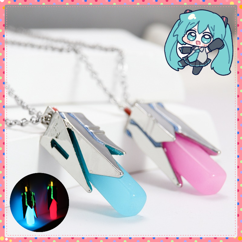 Naszyjnik Anime Miku, Fluoresc – Anime Pendant Necklace recenzja i cena