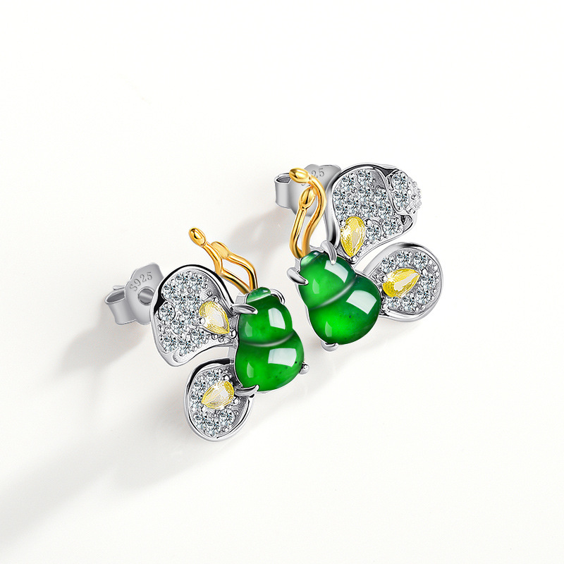 Zielone birmańskie jadeitowe k – Earrings recenzja i cena