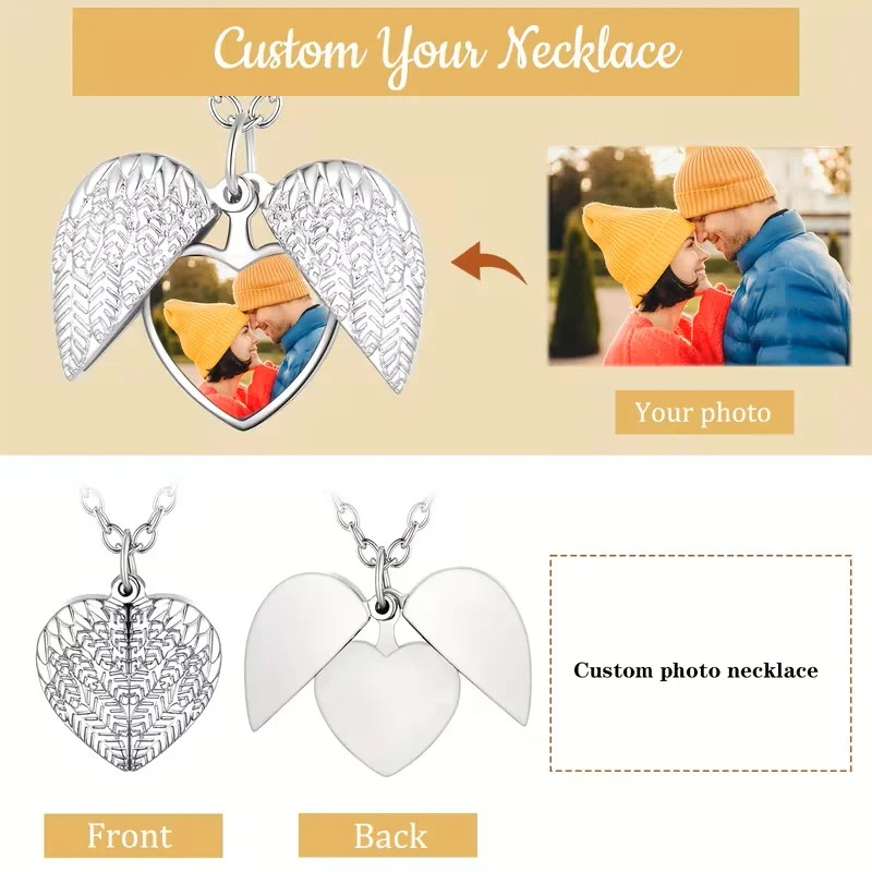 Naszyjnik z medalionem w kszta – Heart Locket Necklace Photo recenzja i cena