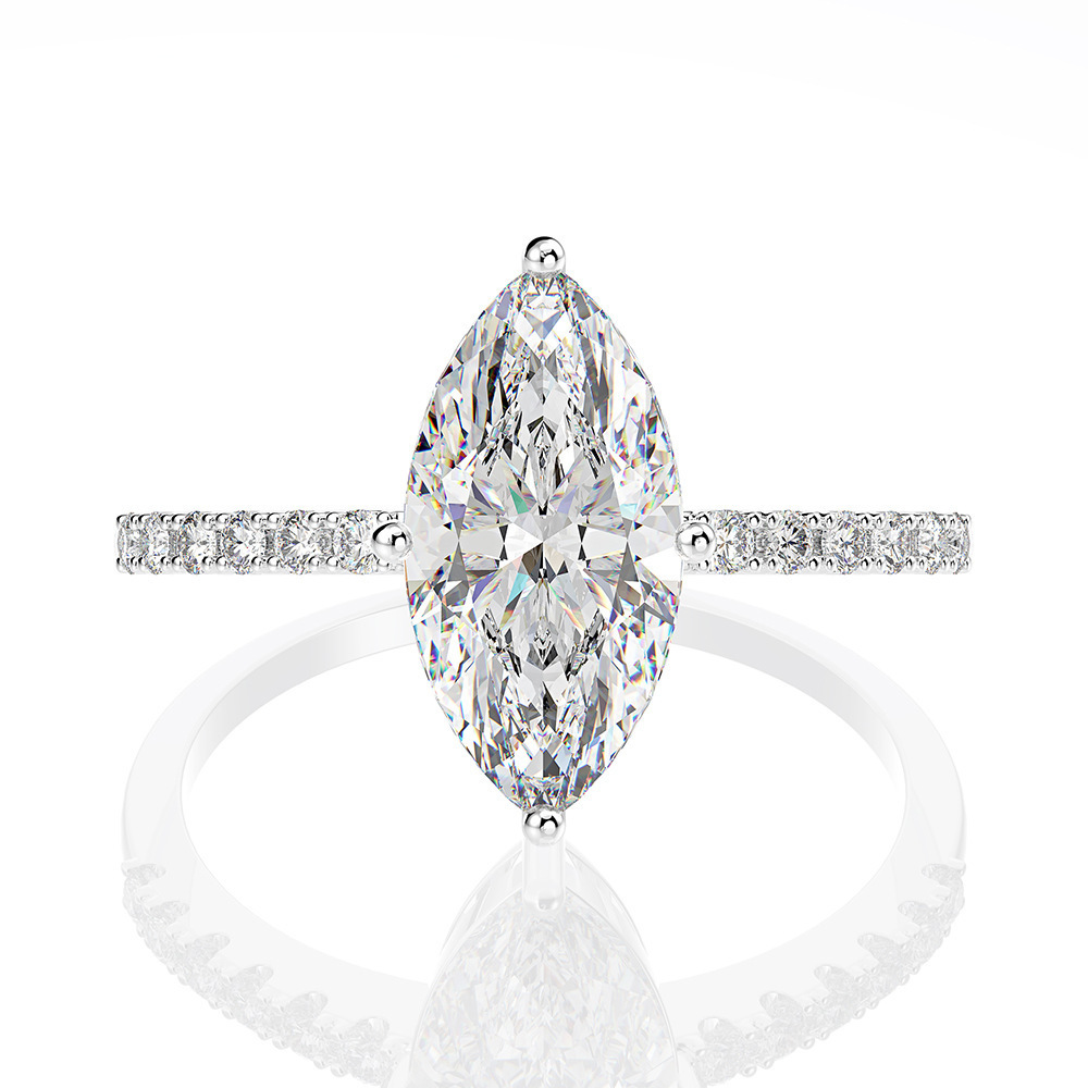 Luksusowe prawdziwe 1-karatowe – Moissanite Engagement Ring 1 Carat recenzja i cena