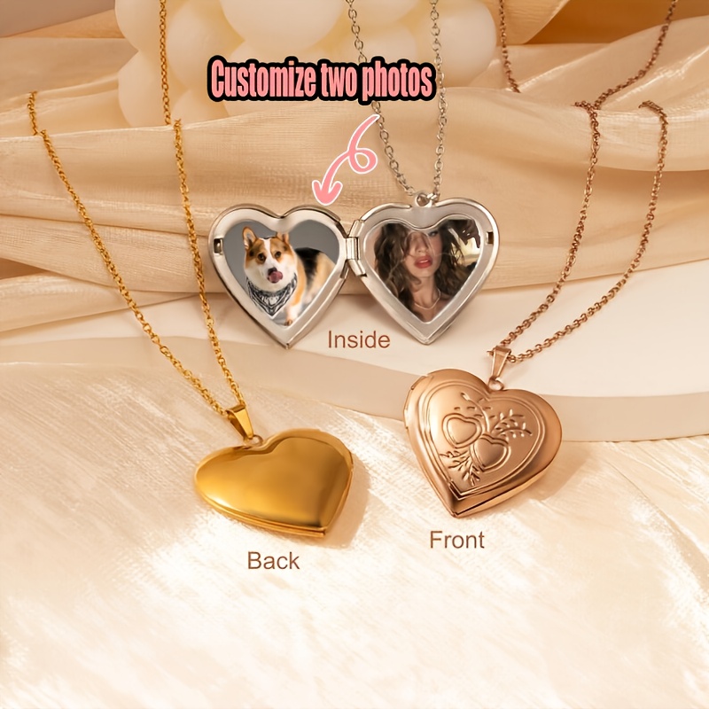 Naszyjnik z własnym zdjęciem 1 – Heart Locket Necklace Photo recenzja i cena