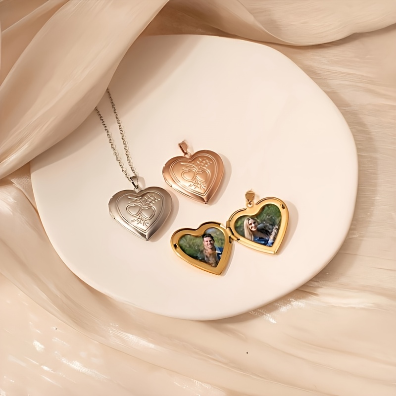 Naszyjnik z własnym zdjęciem 1 – Heart Locket Necklace Photo recenzja i cena