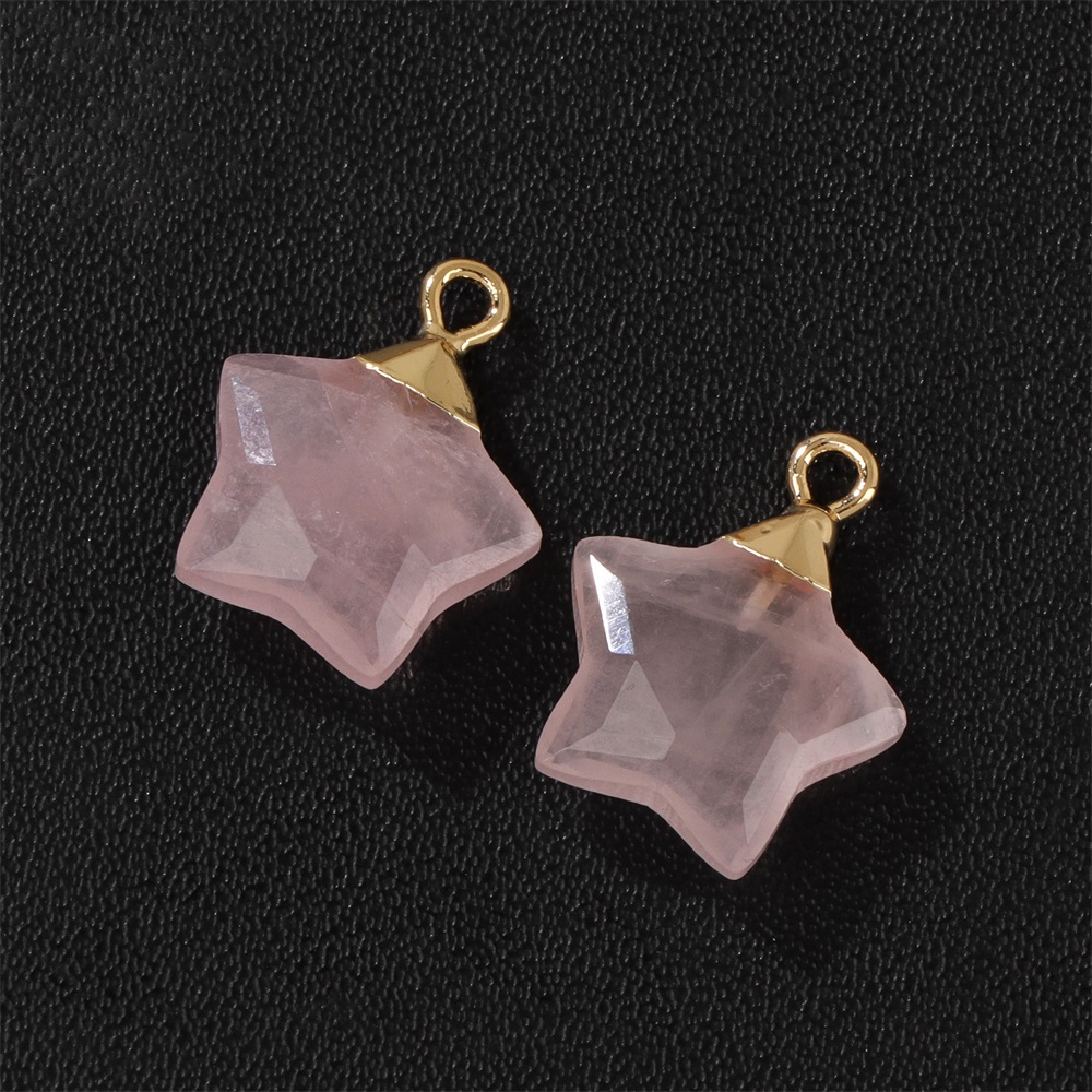 2 sztuk kształt gwiazdy kamień – Crystal Pendant Necklace Natural Stone recenzja i cena